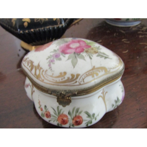 22 - Collection of Various Items Including Sevres Porcelain Box Attractively Detailed Quantity as Photogr... 