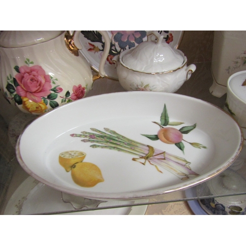 248 - Shelf of Various Porcelain Quantity as Photographed