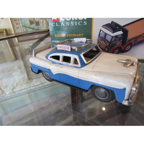 270 - Corgi Eddie Stobart Truck with Mini Van Contained in Original Box and Another Metal Car