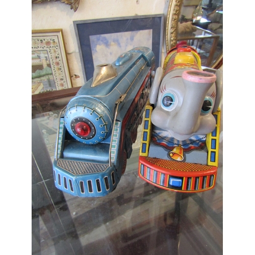 271 - Two Tinplate Locomotives each Approximately 22 Inches Long