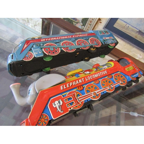 271 - Two Tinplate Locomotives each Approximately 22 Inches Long