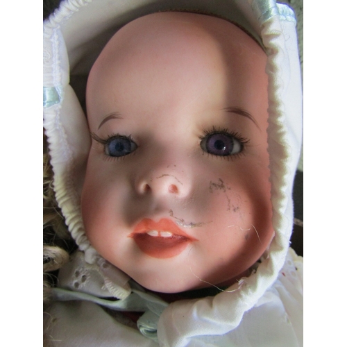 275 - Two Old Porcelain Head Dolls