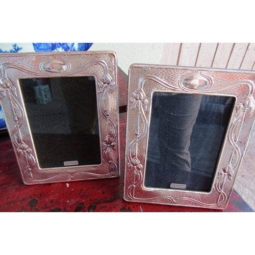 276 - Pair of Silver Liberty Photograph Frames Hallmarked Each Approximately 7 Inches High x 5 Inches Wide