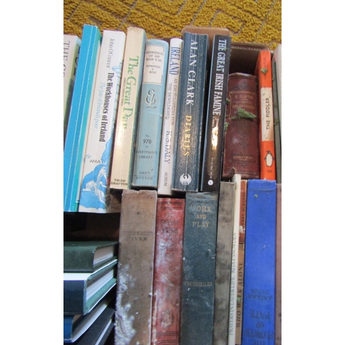 28 - Collection of Various Books Quantity as Photographed with Some Irish Interest