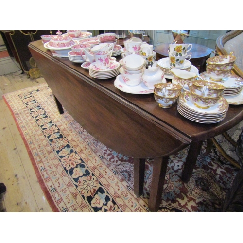 288 - George III Mahogany Drop Leaf Hunt Table Approximately 6ft Long