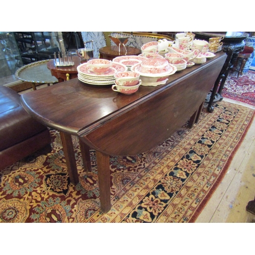 288 - George III Mahogany Drop Leaf Hunt Table Approximately 6ft Long