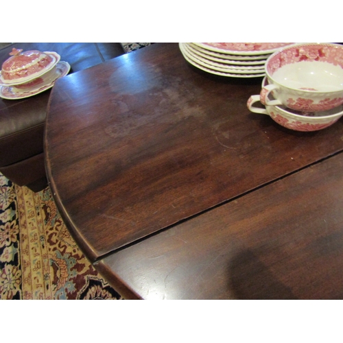 288 - George III Mahogany Drop Leaf Hunt Table Approximately 6ft Long