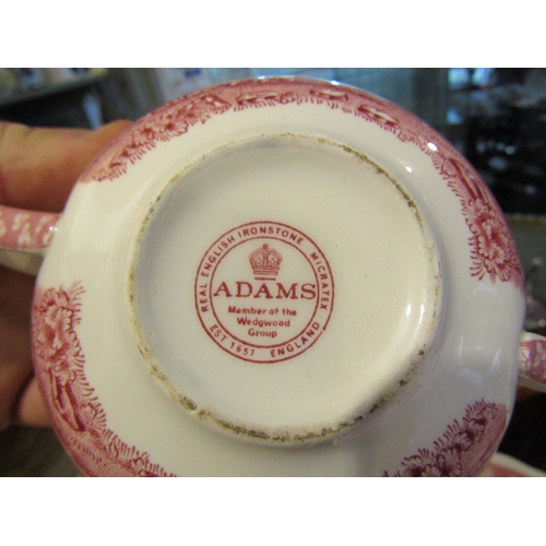 289 - Adams Iron Stone Part Dinner Service Quantity as Photographed Including Platters, Tureen, Gravy Boat... 
