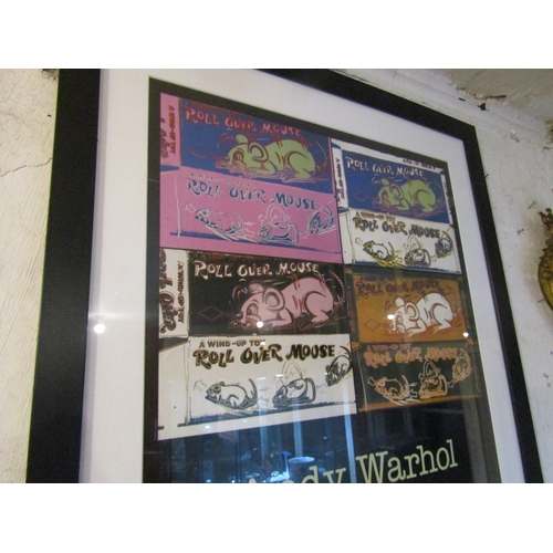 293 - Andy Warhol Lithograph Gallery Poster for Galerie Isy Brachot Paris Approximately 24 Inches Wide x 2... 