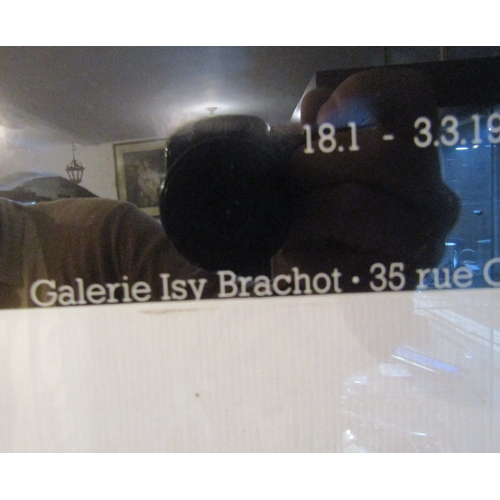 293 - Andy Warhol Lithograph Gallery Poster for Galerie Isy Brachot Paris Approximately 24 Inches Wide x 2... 