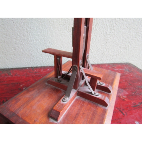 299 - French Antique Cigar Guillotine Working Order Approximately 16 Inches High