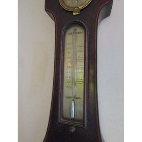 3 - Regency Rosewood Banjo Barometer Approximately 34 Inches High