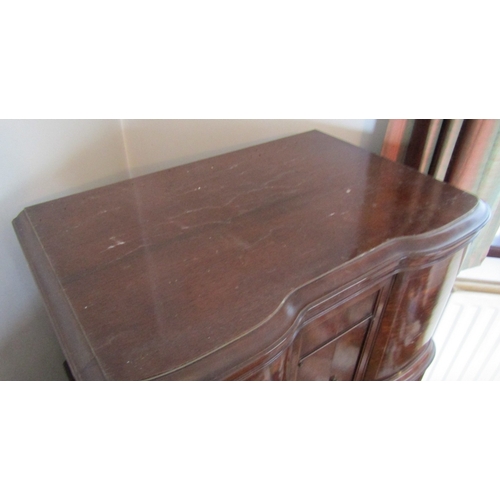 30 - Edwardian Figured Walnut Philco Drawing Room Record Player Full Size with Turntable, etc.
