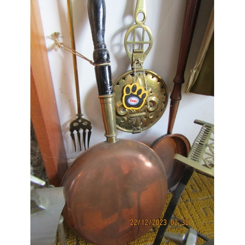 36 - Collection of Various Fire Irons, etc. Quantity as Photographed