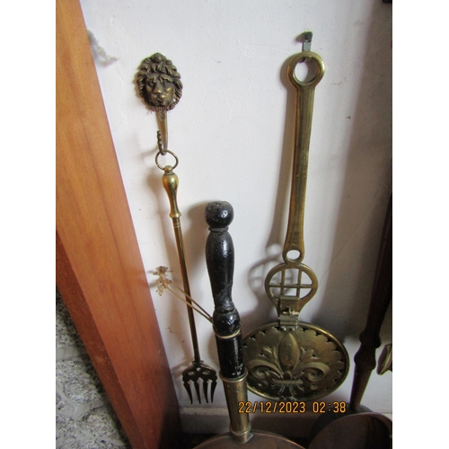 36 - Collection of Various Fire Irons, etc. Quantity as Photographed