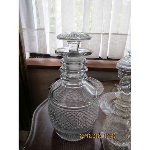 41 - Collection of Various Irish Crystal Including Early Examples Quantity as Photographed