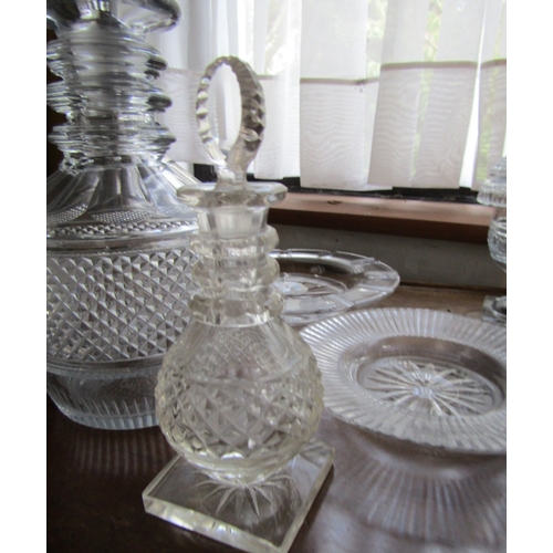 41 - Collection of Various Irish Crystal Including Early Examples Quantity as Photographed