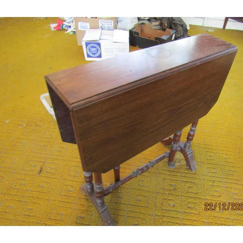 44 - Antique Mahogany Drop Leaf Sutherland Table