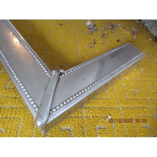 48 - Chrome Plated Fire Fender 4ft 6 Inches Wide Approximately