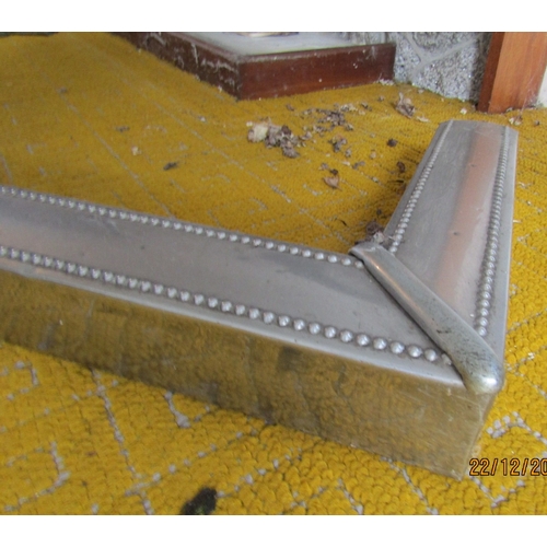 48 - Chrome Plated Fire Fender 4ft 6 Inches Wide Approximately