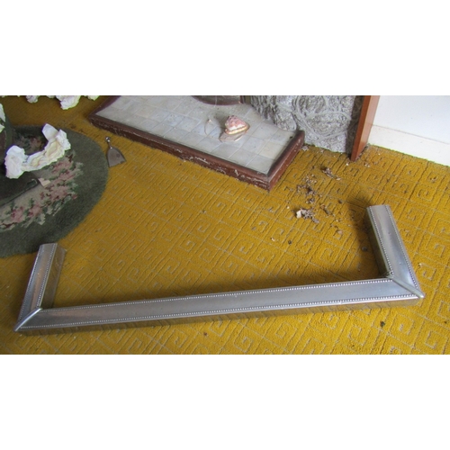 48 - Chrome Plated Fire Fender 4ft 6 Inches Wide Approximately
