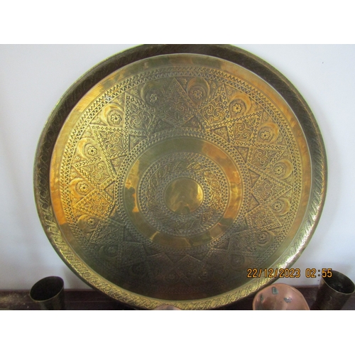 50 - Collection of Various Old Brass and Copperware, etc. Including Carved Stone Sculpture of Wild Boar Q... 