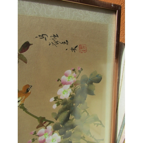 60 - Chinese School Ink Drawing and Another Largest Approximately 20 Inches High x 16 Inches Wide