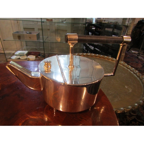 Designer Circular Form Teapot Shaped Form Handle