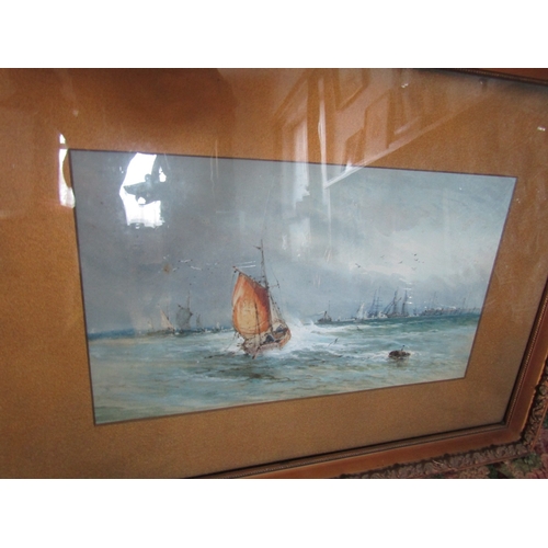 9 - Two Antique Watercolours with Venice and Another Largest Approximately 17 Inches Wide x 12 Inches Hi... 