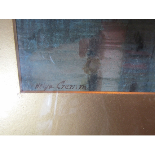 9 - Two Antique Watercolours with Venice and Another Largest Approximately 17 Inches Wide x 12 Inches Hi... 