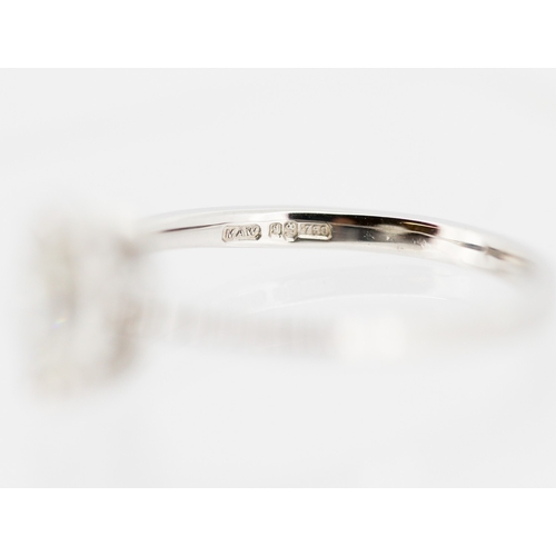 39 - Marquise Cut Diamond Solitaire Ring Mounted in 18 Carat White Gold Total Diamond Carat Weight Approx... 