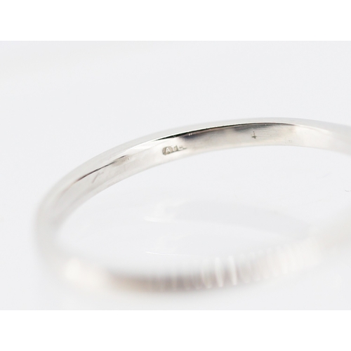 39 - Marquise Cut Diamond Solitaire Ring Mounted in 18 Carat White Gold Total Diamond Carat Weight Approx... 