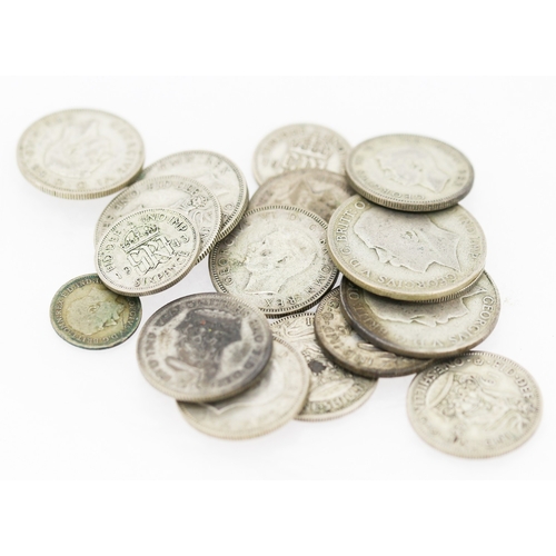 Collection of Various Silver Coinage Quantity as Photographed