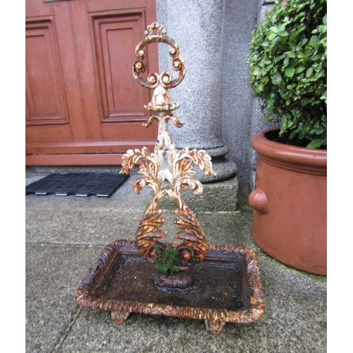 1 - Irish Willam IV Boot Scraper or Front Door Stand Approximately 20 Inches High