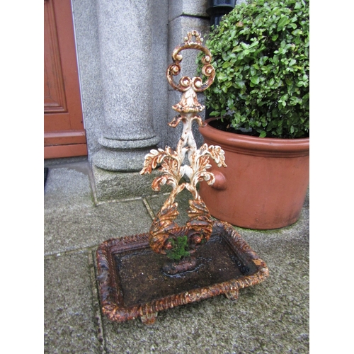 1 - Irish Willam IV Boot Scraper or Front Door Stand Approximately 20 Inches High