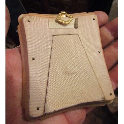 100 - Antique Portrait Miniature Ormolu Bound Approximately 4 Inches High