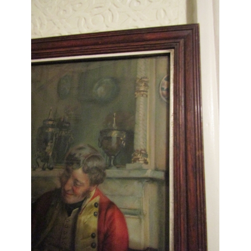 120 - Antique Pears Print Original Frame Fatherhood Approximately 22 Inches High x 18 Inches Wide