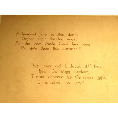 13 - Florence Kete Upton (1873 - 1922) 'The Golliwog's Christmas' Pair of Fine Art Prints Published 1907 ... 