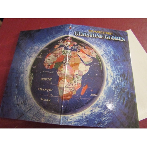 14 - Meridan Gem Set Polished Brass and Gilded Wall Clock Revolving Mechanism as New Original Presentatio... 