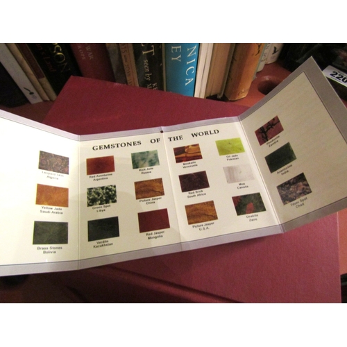 14 - Meridan Gem Set Polished Brass and Gilded Wall Clock Revolving Mechanism as New Original Presentatio... 