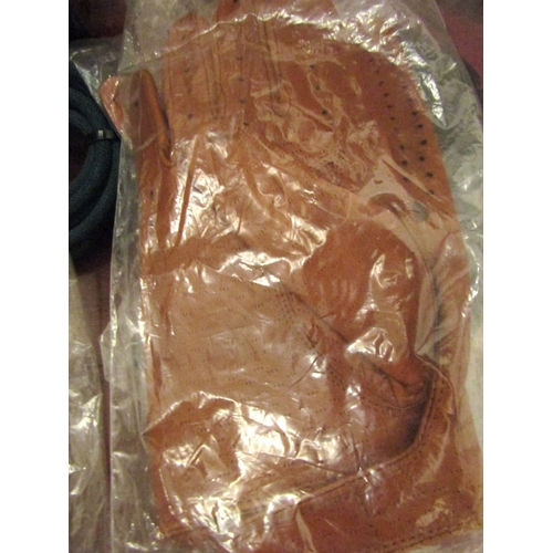 19 - Five Pairs of Gentlemans Fine Kid Leather Brooklands Driving Gloves Original Packaging Present Sizes... 
