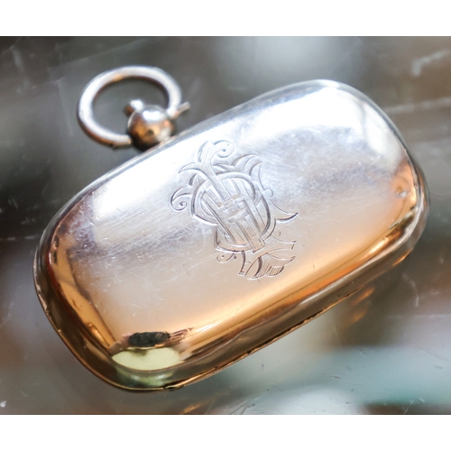 35 - Double Sovereign Case Hinged Cover Spring-loaded Mechanism Working Order