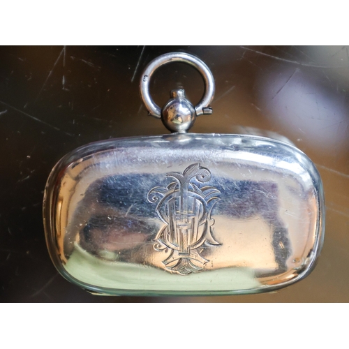 35 - Double Sovereign Case Hinged Cover Spring-loaded Mechanism Working Order