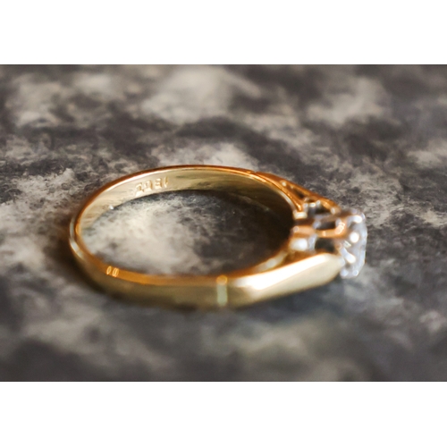 61 - Diamond Solitaire Ring Mounted on Eighteen Carat Gold Band Size L