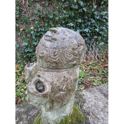 7 - Humpty Dumpty Composite Stone Garden Figure Approximately 16 Inches High