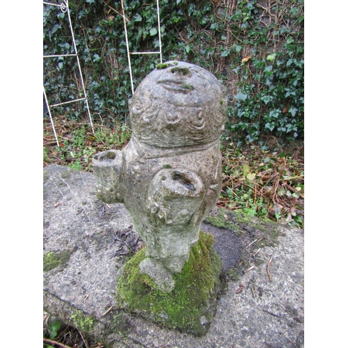 7 - Humpty Dumpty Composite Stone Garden Figure Approximately 16 Inches High