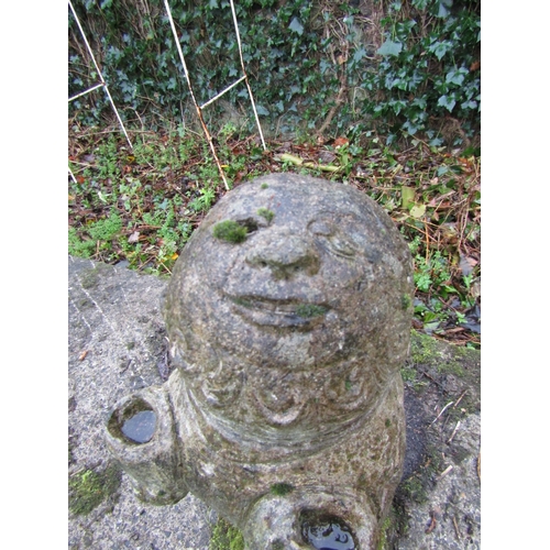 7 - Humpty Dumpty Composite Stone Garden Figure Approximately 16 Inches High