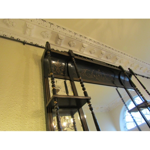 82 - Imposing Victorian Gilded Overmantle of Large Size Approximately 7ft 8 Inches High x 5ft 4 Inches Wi... 