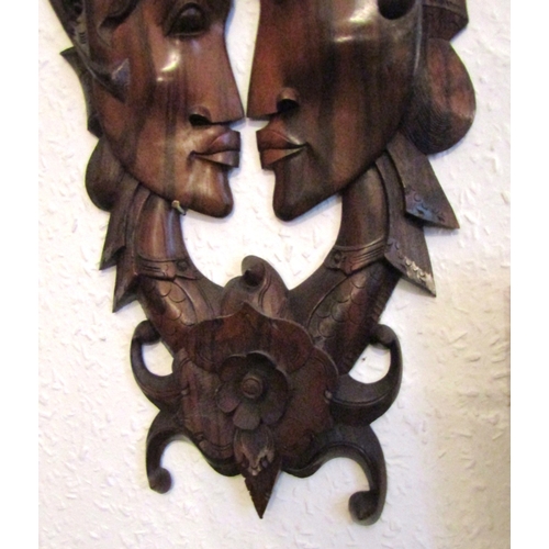 89 - Eastern Tribal Wall Hanging Approximately 22 Inches High