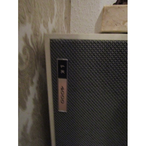 92 - Two High Quality Vintage Speakers Each Approximately 24 Inches High